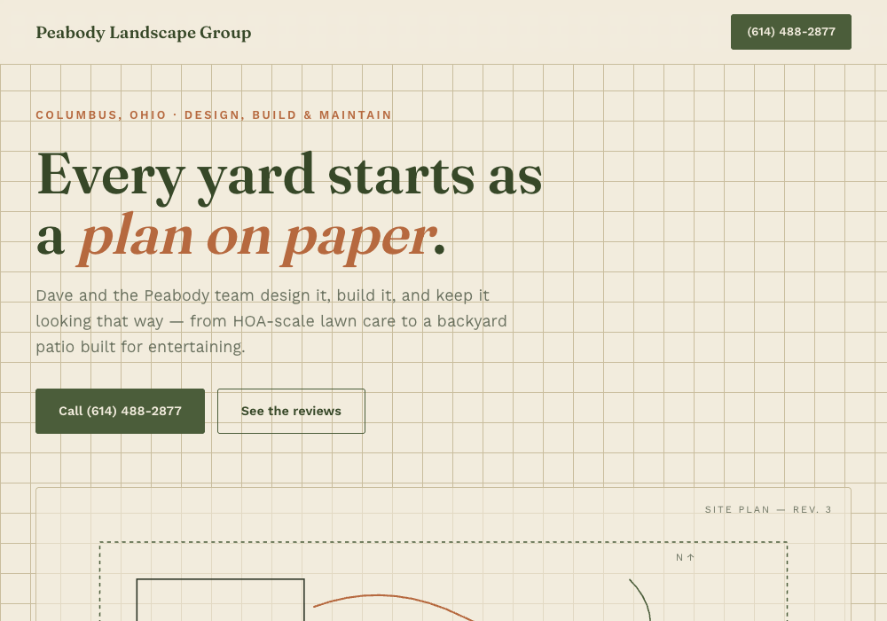 Peabody Landscape Group website